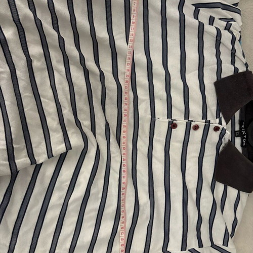 Set of 2 men's Polo T-shirts x-Large like new, blue and striped