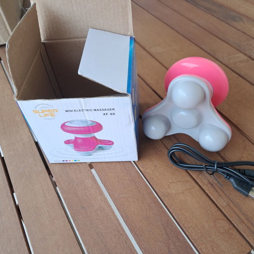 Mini Electric Massager Super Life XF-69 rechargeable USB new