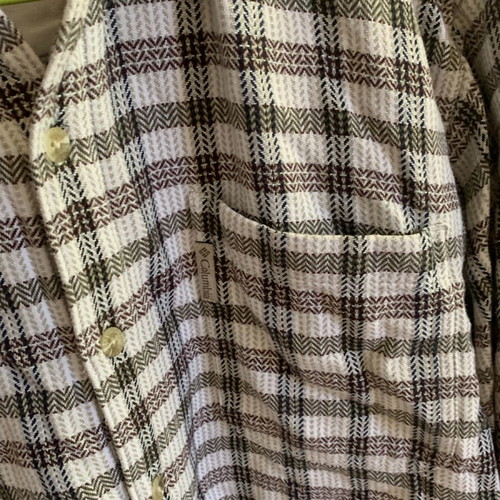 Columbia shirt used, size M, beige brown