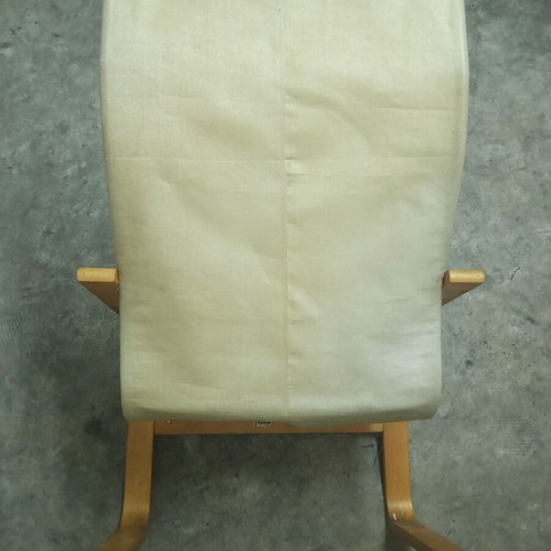 Ikea Pello armchair used with Ikea Lack wenge side table
