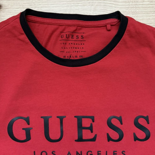 Guess Los Angeles Colorblock Ringer T-Shirt, men's M