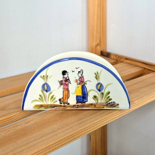Hand-painted napkin holder