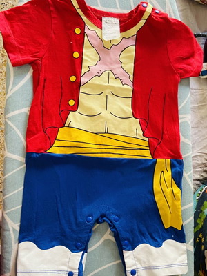 Βρεφικό φορμάκι Luffy από One Piece σαν καινούργιο, μέγεθος 59-66