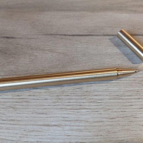 Vintage brass pen used, excellent finish