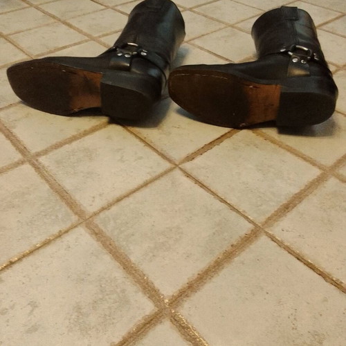 Men's leather Commanchero Original boot black like new, size 42