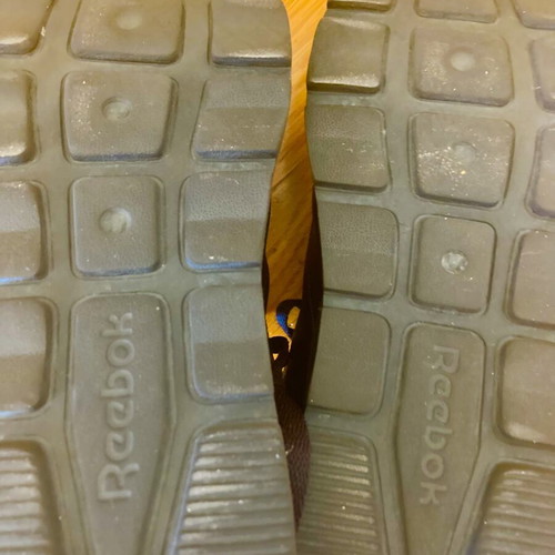 Reebok athletic shoes size 41 used, black, women's