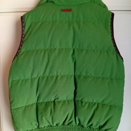 Marlboro Classics vintage sleeveless jacket like new, green with goose down