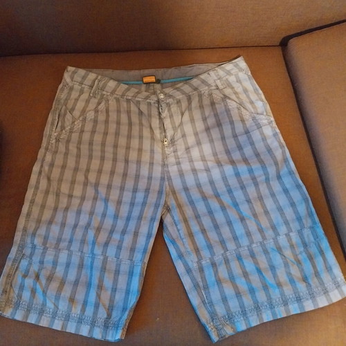 Brunotti men's shorts XL like new, checkered grey
