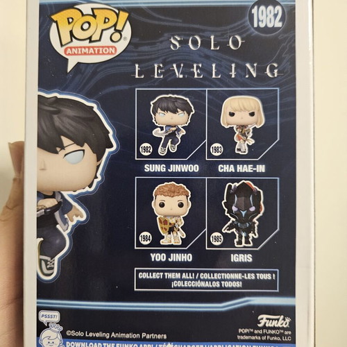 Sung Jinwoo #1982 Chase Funko Pop vinyl figure like new with box