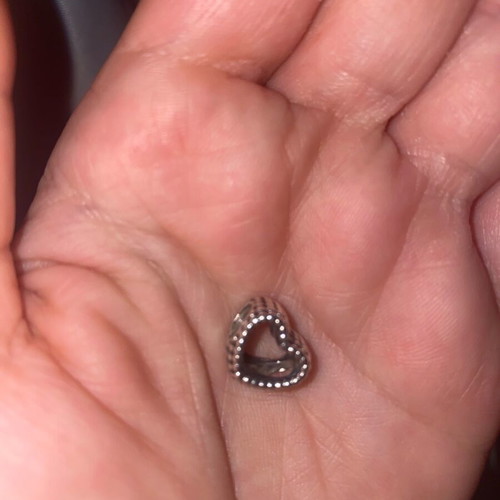 Pandora heart symbol charm in 925 silver like new