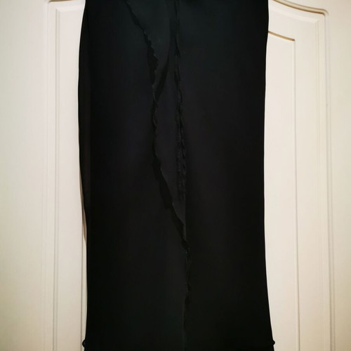 Black muslin skirt