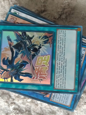 Yu-Gi-Oh Infernity Launcher card like new, ultra rare