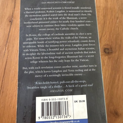 Dan Brown Angels and Demons mass market paperback like new