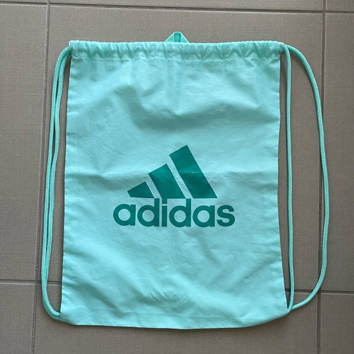 Adidas turquoise backpack used