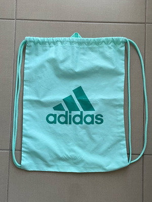 Adidas turquoise backpack used