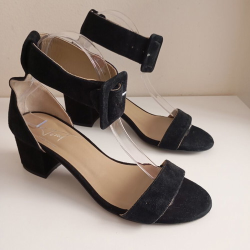 Toral Suede Sandals like new, women's size 38, black