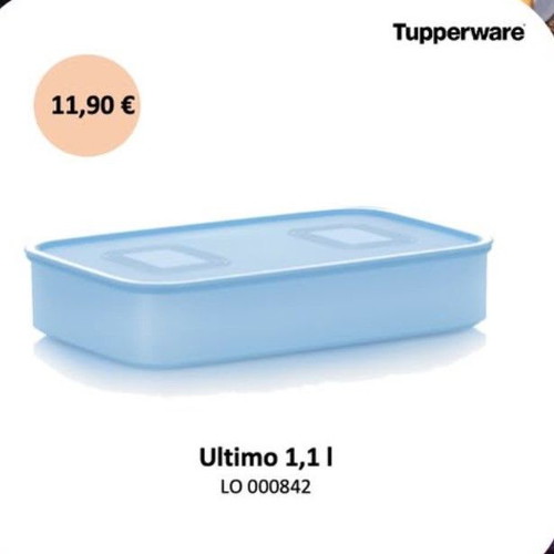 Tupperware set of 6 pieces used in excellent condition