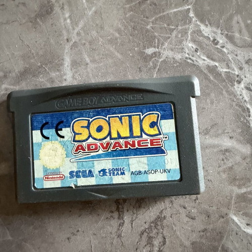 Sonic Advance Gameboy and DS PAL edition like new, full CIB