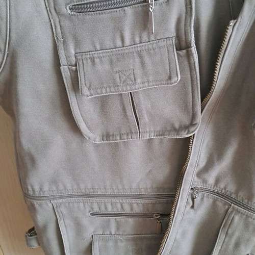 Men's Jin Tao work vest new, gray, size XXL