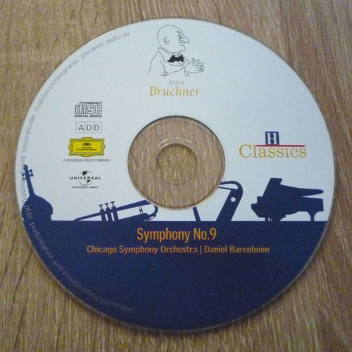 Symphony No 9 Bruckner CD used, classical genre