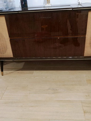 Vintage Grundig SO 260 WE stereo console used, 1960s