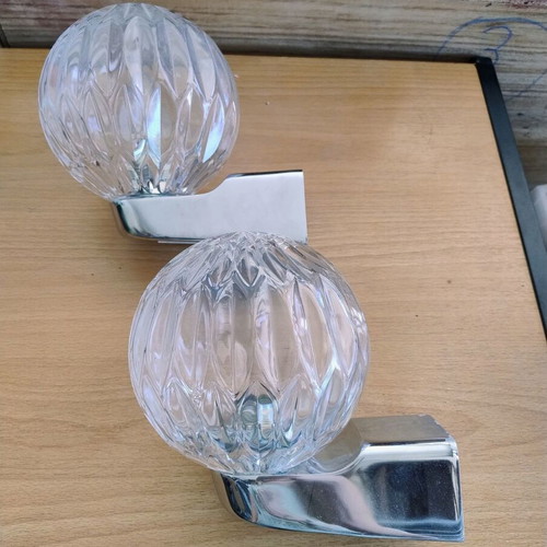 Pair of Vintage Space Age Wall Lights (Sconces)