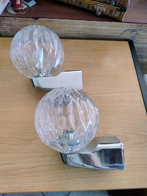 Pair of Vintage Space Age Wall Lights (Sconces)