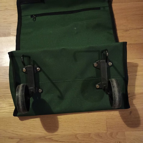 Marinopoulos green fabric market trolley like new