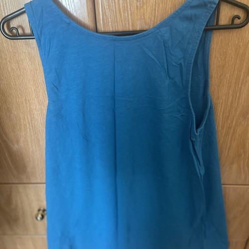 Funky Buddha sleeveless top blue used, size M