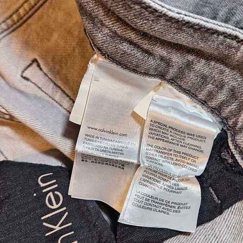 Calvin Klein Jeans men's light gray denim pants size M used