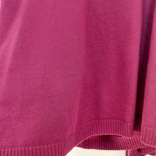 Burgundy wrap blouse like new, size M