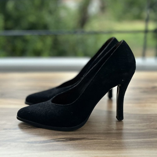 Anastazi Bournazos leather vintage pumps, size 37.5, black