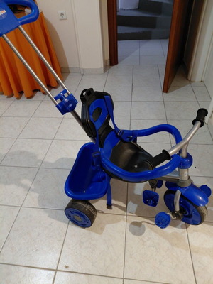Plastic tricycle used, blue