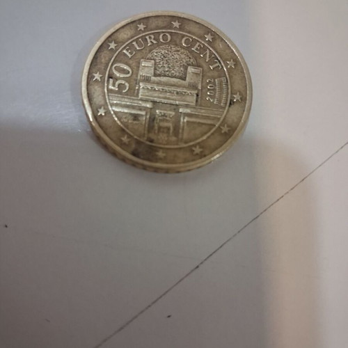 Κέρμα 50 Euro Cent 2002 Γερμανίας μεταχειρισμένο, συλλεκτικό
