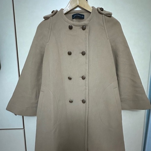 ZARA coat used, camel/brown, size XS