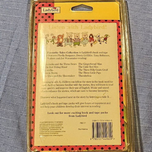 Ladybird Favourite Tales Thumbelina Book and Tape new, English