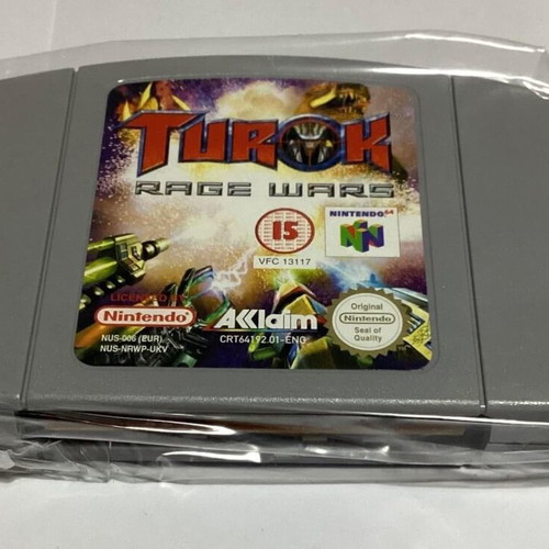 Nintendo 64 Turok Rage Wars new, English version, PAL, with Greek manual
