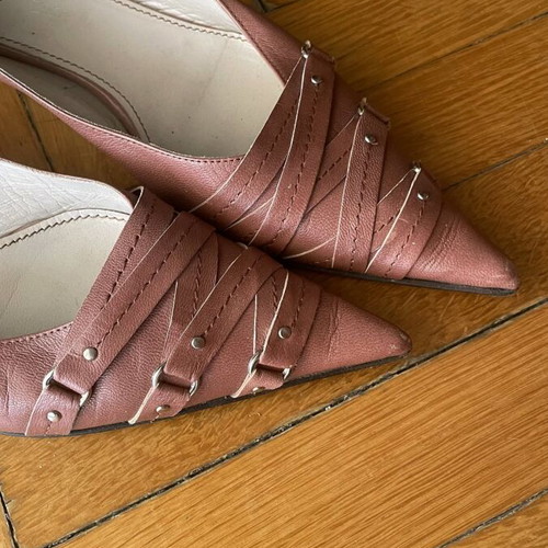 Chaniotakis ballerinas used, size 38, rotten apple color