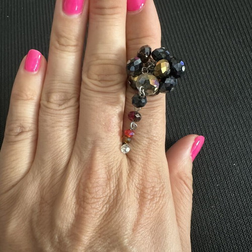 Handmade ring adjustable size, like new