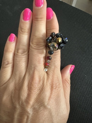 Handmade ring adjustable size, like new