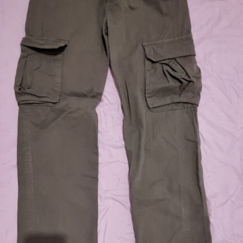 Pull & Bear cargo pants pack of 2, like new, beige and green, XS