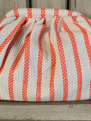 Axel hand bag new, orange fabric