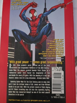 Ultimate Spider Man Power and Responsibility Marvel Comics Vol. 1 Graphic Novel like new