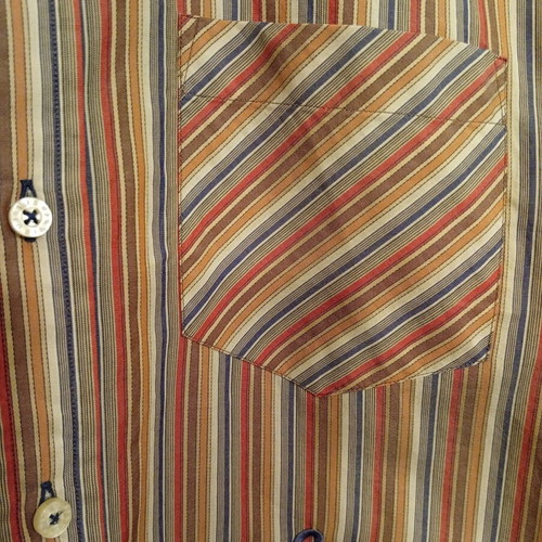 Evisu Deluxe striped shirt size L like new, multicolor