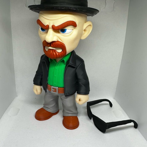 Walter White (Heisenberg) figure like new, 3D printed