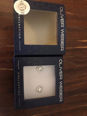 Silver earrings new