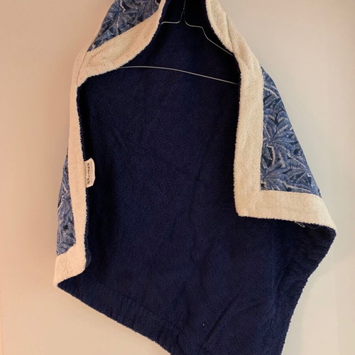 Sun of a Beach baby towel like new, blue with hood