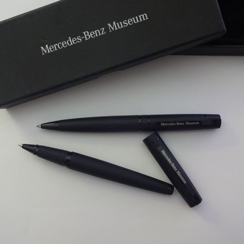 Mercedes Benz pen and roller set new, black metal