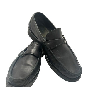Salvatore Ferragamo black men moccasins