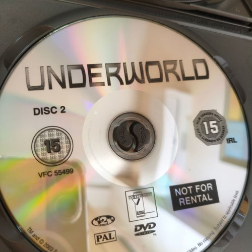 Underworld 2 Disc Set Special Edition DVD like new